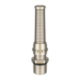 WAZU-M/KS NPT - Cable Glands with spiral bend protection